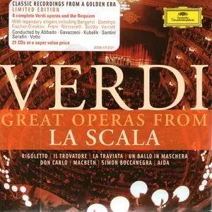 Giuseppe Verdi - Great Operas Fom La Scala (2009, 21 cd) (re-post)
