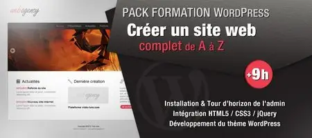 Créer un site web complet avec WordPress