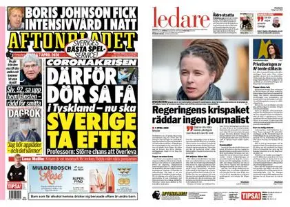 Aftonbladet – 07 april 2020