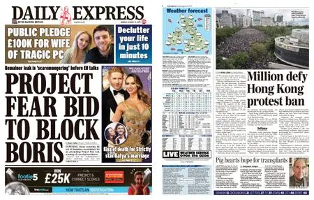 Daily Express – August 19, 2019