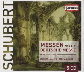 Schubert - Messen № 1-6, Deutsche Messe (2005) (Creed, Robev) (5CD Box Set)