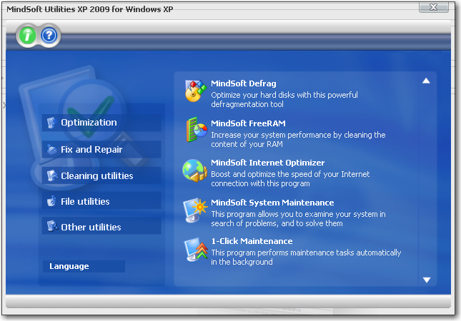 MindSoft Utilities XP 2009.20