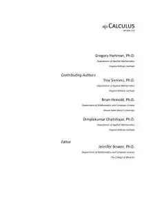 APEX Calculus, Version 4.0