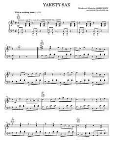 Yakety Sax - Boots Randolph (Piano-Vocal-Guitar)