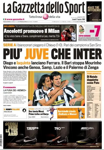La Gazzetta dello Sport (24-08-09)
