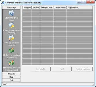 Advanced Mailbox Password Recovery 1.9.239.0