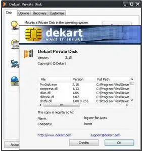 Dekart Private Disk 2.15 Multilingual