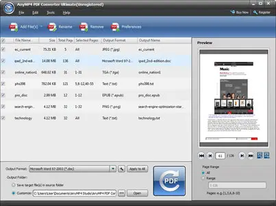 AnyMP4 PDF Converter 3.1.86 for MacOSX