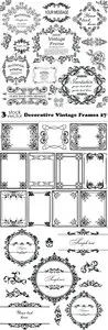 Vectors - Decorative Vintage Frames 27