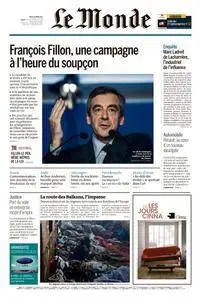 Le Monde du Jeudi 16 Mars 2017