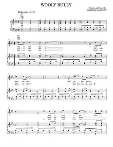 Wooly bully - Sam The Sham & The Pharaohs (Piano-Vocal-Guitar)