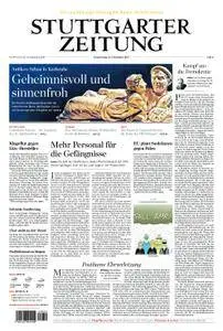 Stuttgarter Zeitung Filder-Zeitung Leinfelden/Echterdingen - 21. Dezember 2017