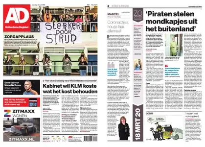 Algemeen Dagblad - Hoeksche Waard – 18 maart 2020