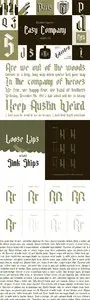 Font - Easy Company Typeface Complete Set