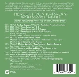 Herbert Von Karajan - Karajan and His Soloists, Vol. 2 1969-1984 (2014) (10 CDs Box Set)