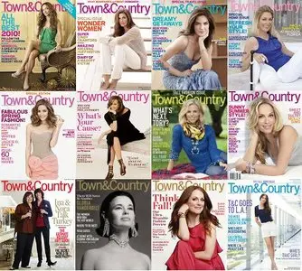 Town & Country Magazine 2010 Full Collection