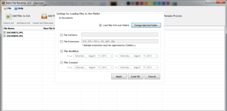 AlgoLogic Batch File Renamer 2.4
