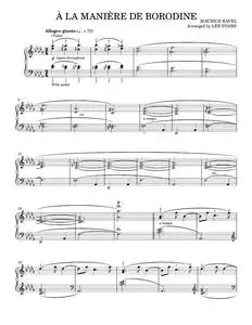 La Manire De Borodine (Valse) - Maurice Ravel (Piano Solo)