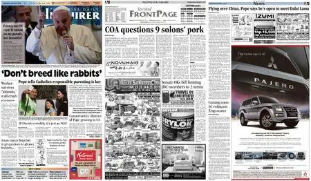 Philippine Daily Inquirer – January 21, 2015