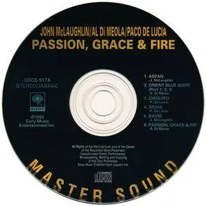 John McLaughlin, Al Di Meola, Paco De Lucia - Passion, Grace & Fire (1983) Japanese Reissue 1997