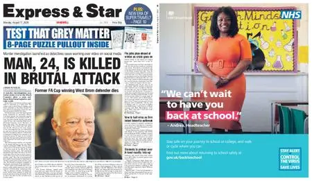 Express and Star Sandwell Edition – August 17, 2020