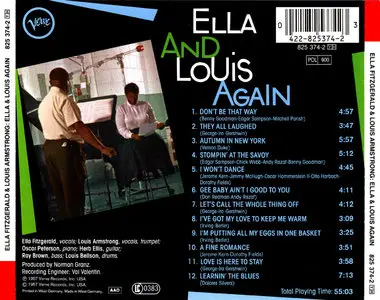 Ella Fitzgerald & Louis Armstrong – Ella And Louis Again (1957)(Verve - Digitally Remastered By Dennis Drake)