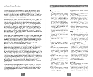 Bernd Latour - Deutsche Grammatik in Stichwoertern