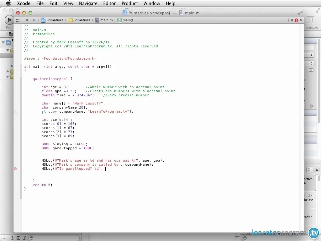Objective C for Beginners