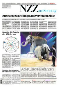 Neue Zürcher Zeitung 16 August 2015