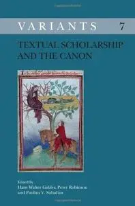 Textual scholarship and the canon