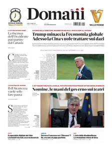Domani - 3 Maggio 2025
