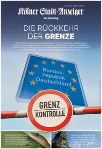 Kölner Stadt-Anzeiger Rhein-Bergischer Kreis - 22 September 2024