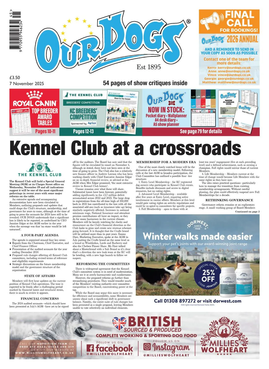 Our Dogs - November 2025