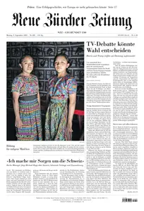 Neue Zuercher Zeitung - 09 September 2024