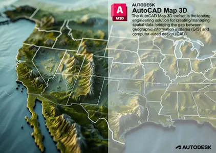 Autodesk AutoCAD Map 3D 2025.0.2 with Offline Help