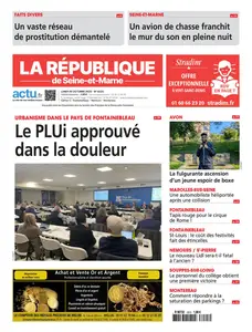 La République de Seine-et-Marne - 20 Octobre 2025