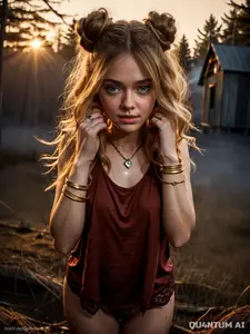 AI Elle Fanning Dakota Fanning (AI Generated)