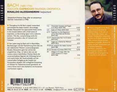Rinaldo Alessandrini - Johann Sebastian Bach: A La Maniera Italiana - Toccata, Fantasia Cromatica, Capriccio (1999)