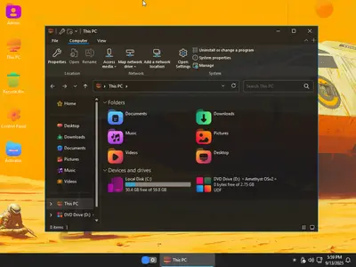 Windows 11 Pro 24H2 Build 26100.5074 AmeThyst OS v2