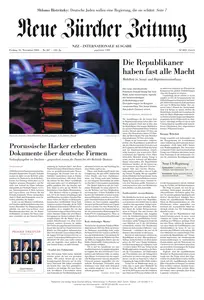 Neue Zurcher Zeitung International  - 15 November 2024