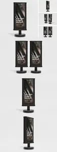 City Light Stand Mockup HH367WU