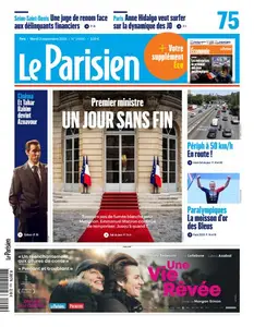 Le Parisien du Mardi 3 Septembre 2024