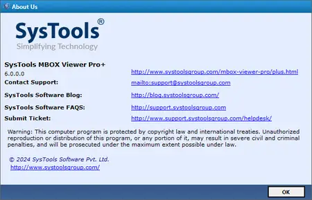 SysTools MBOX Viewer Pro Plus 6.0 Multilingual