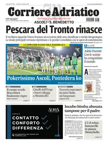 Corriere Adriatico Ascoli - 13 Ottobre 2025