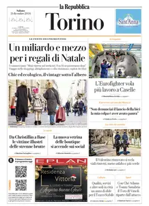 la Repubblica Torino - 21 Dicembre 2024