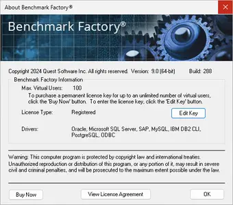 Benchmark Factory for Databases 9.0.0.288 (x86 / x64)