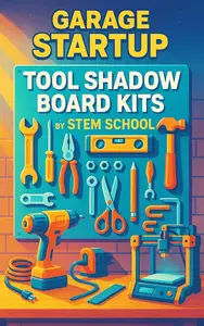 Garage Startup Tool Shadow Board Kits: Ready-to-Install Board with Custom Outlines