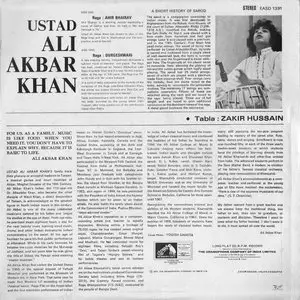 Ustad Ali Akbar Khan - Sarod (vinyl rip) (1973) {EMI/His Master's Voice} **[RE-UP]**