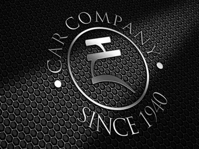 Metalic Logo Mockup Template PSD