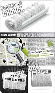 Newspaper background - Stock Vector